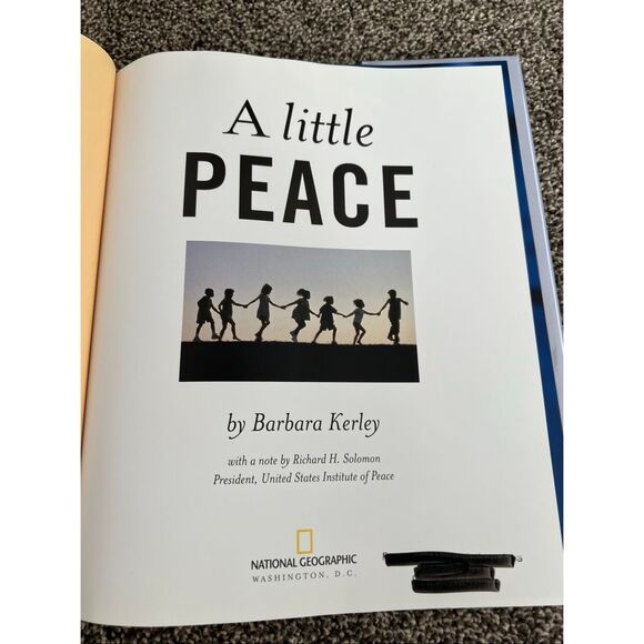 A Little Peace by Barbara Kerley - National Geographic Children's Book - Picture 3 of 4